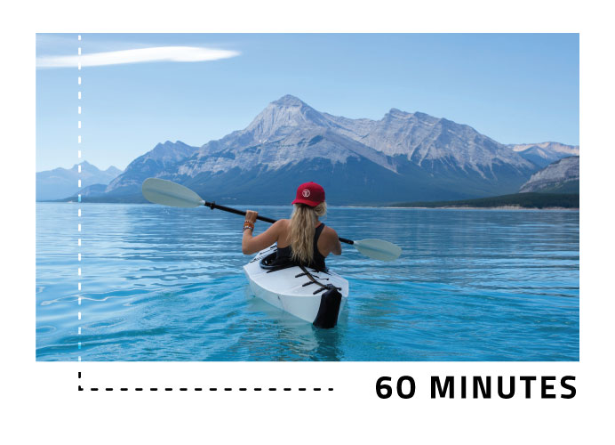 Live 60 Minutes to Banff